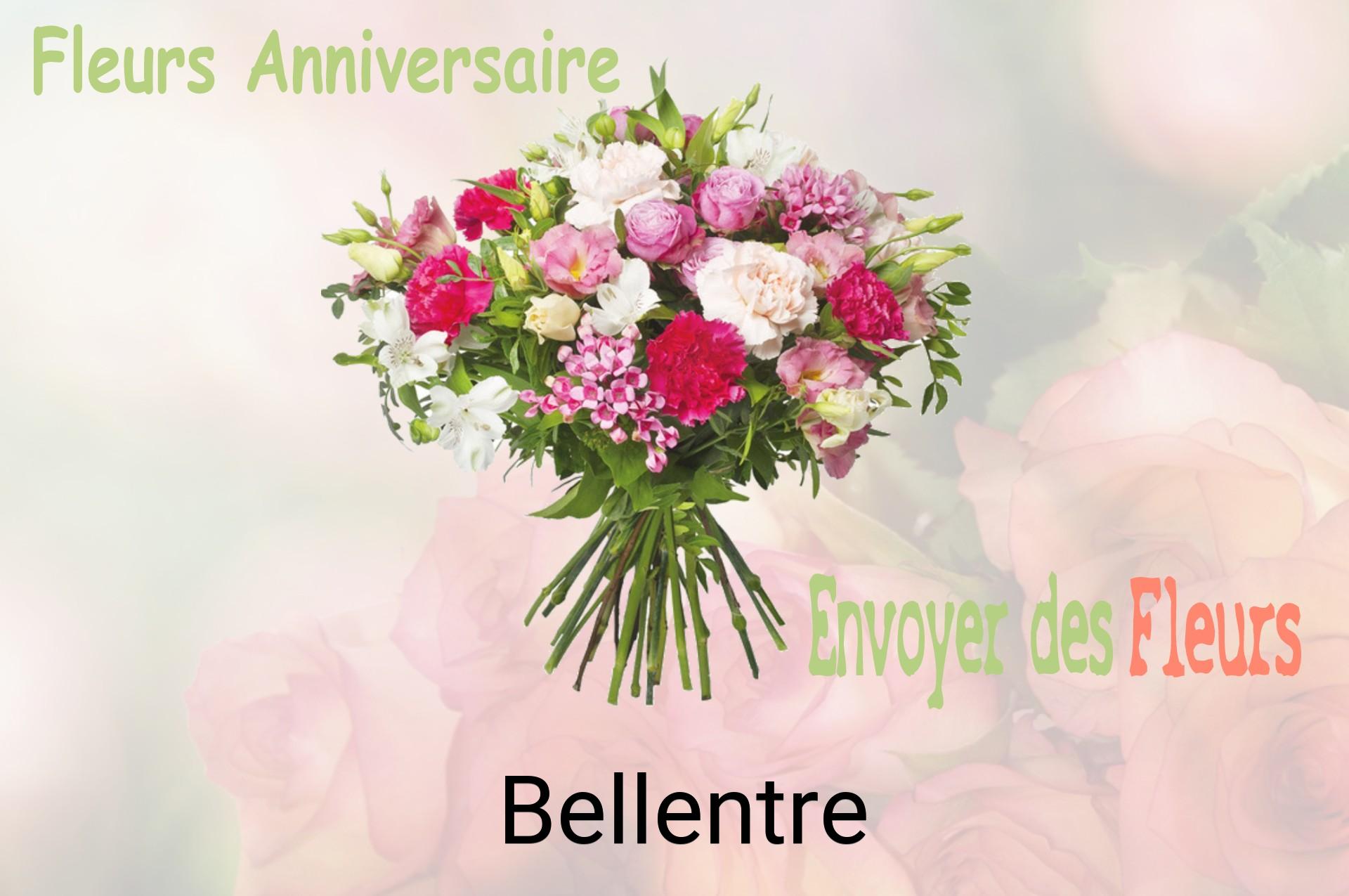 Bouquet de fleurs d’anniversaire livré à Bellentre