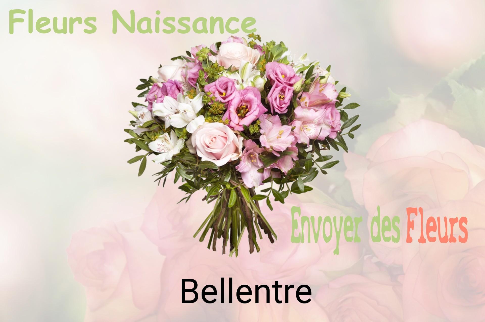 Bouquet de fleurs de naissance livré à Bellentre